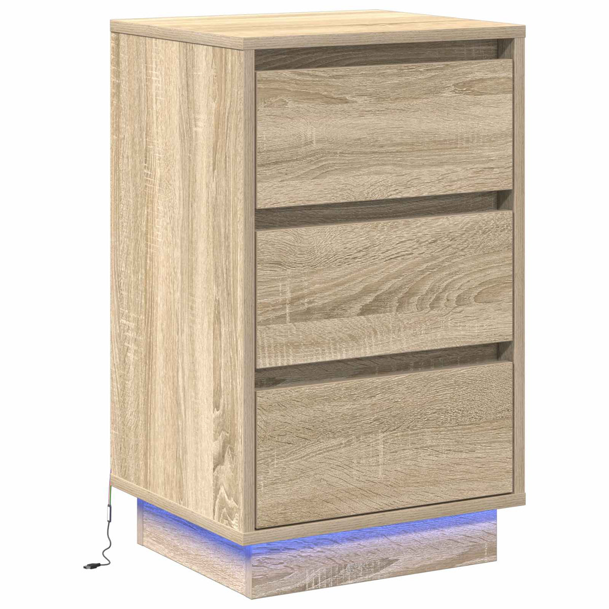Noćni ormar Sonoma hrast 39 x 34,5 x 65 cm Konstruirano drvo