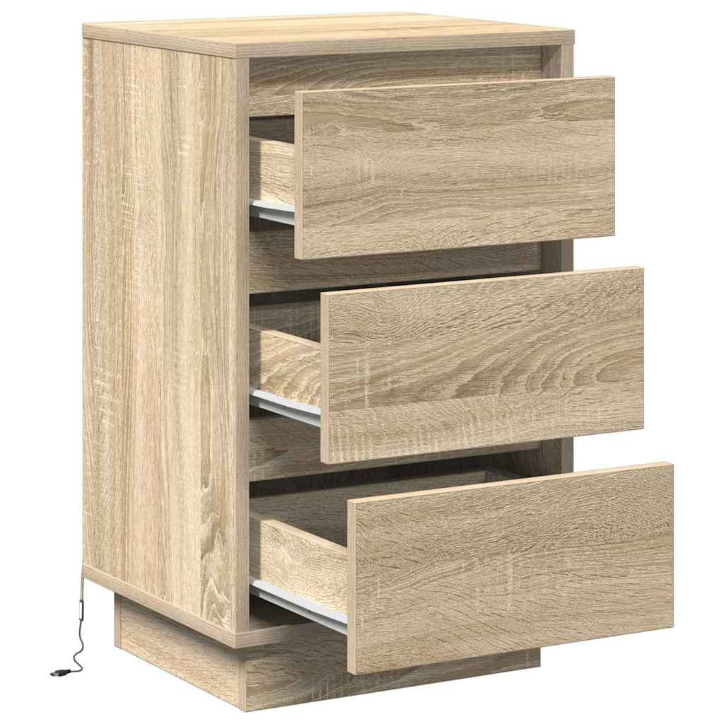 Noćni ormar Sonoma hrast 39 x 34,5 x 65 cm Konstruirano drvo