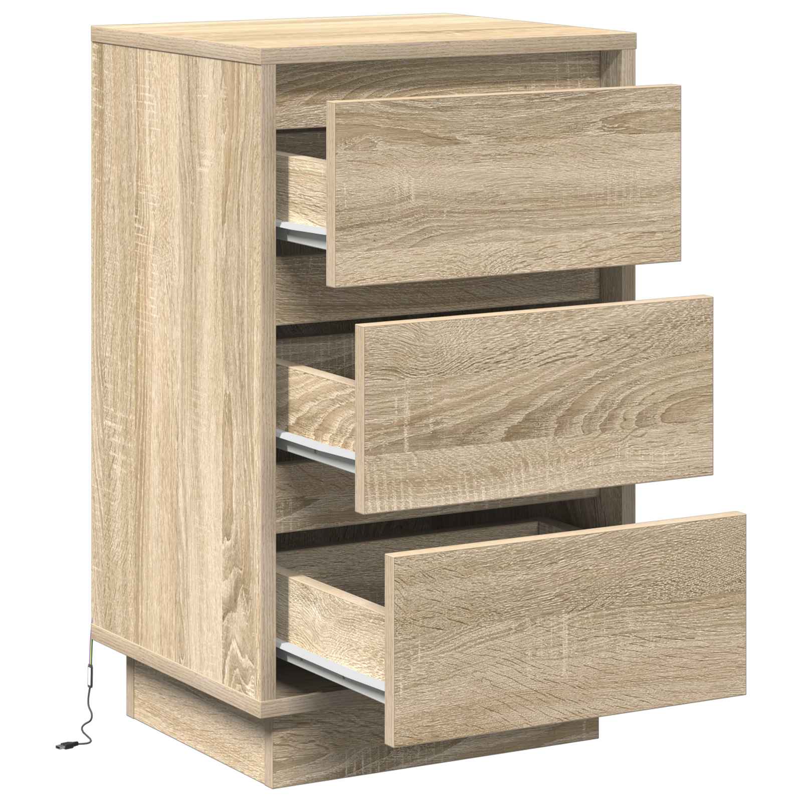 Noćni ormar Sonoma hrast 39 x 34,5 x 65 cm Konstruirano drvo