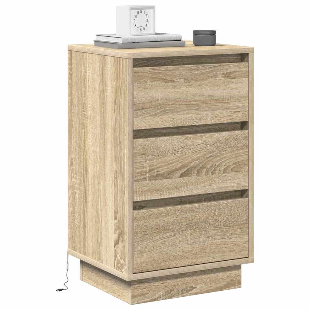 Noćni ormar Sonoma hrast 39 x 34,5 x 65 cm Konstruirano drvo