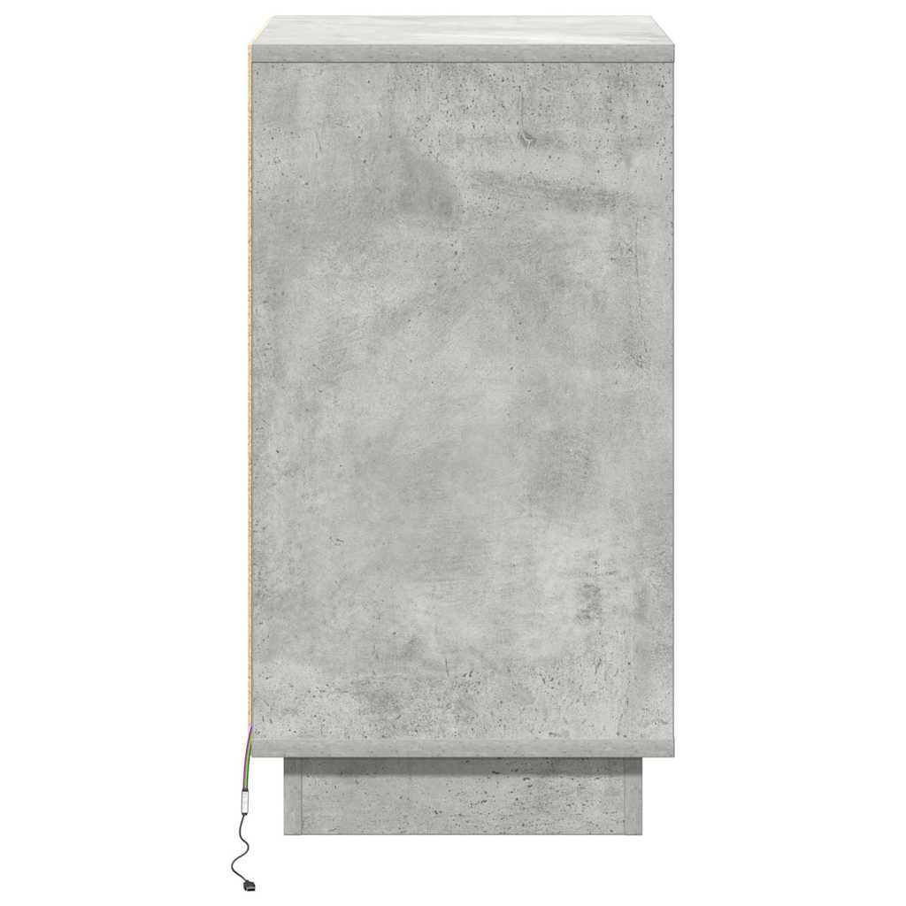 Noćni ormar Betonski sivi 39 x 34,5 x 65 cm Konstruirano drvo