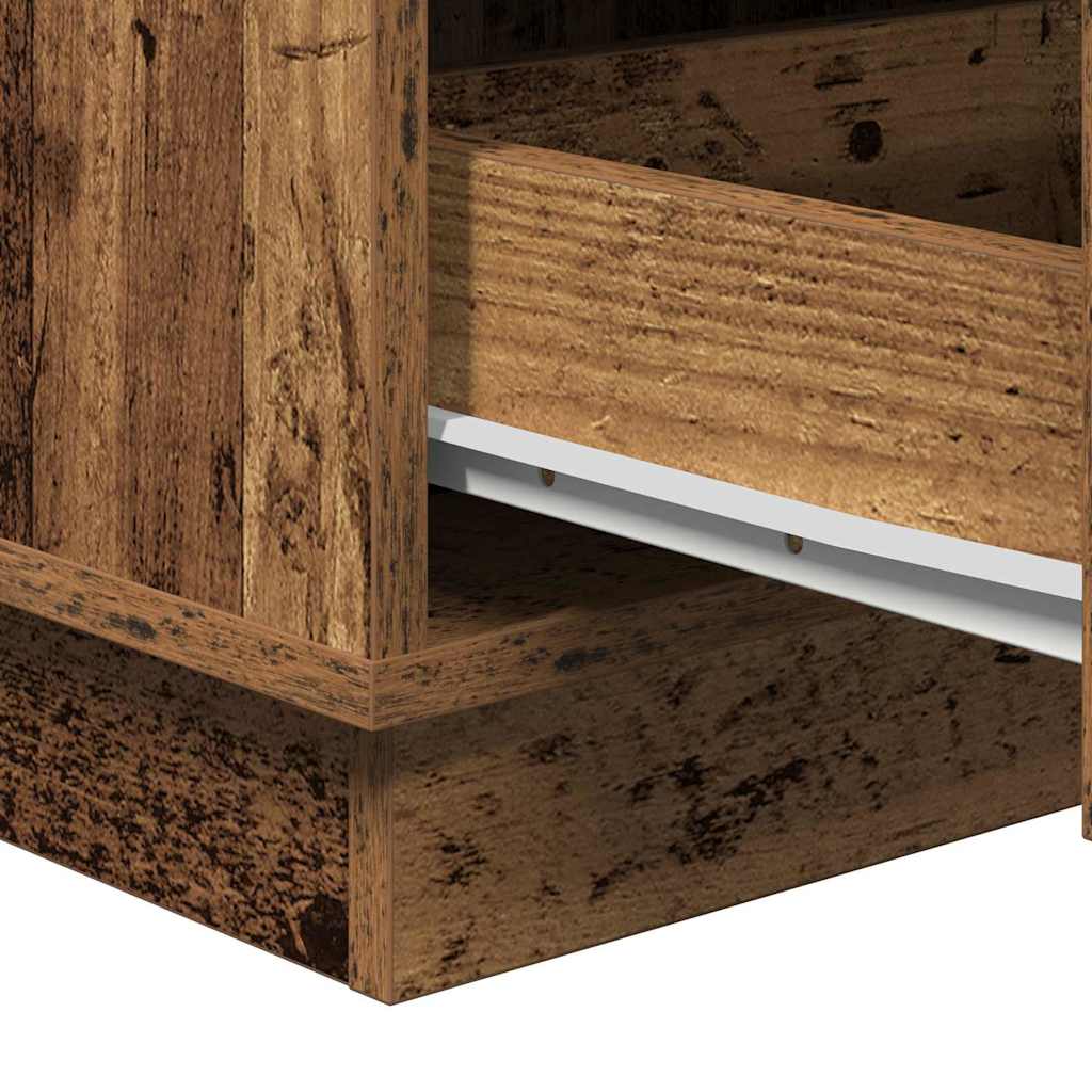 Noćni ormar Staro drvo 39 x 34,5 x 65 cm Konstruirano drvo