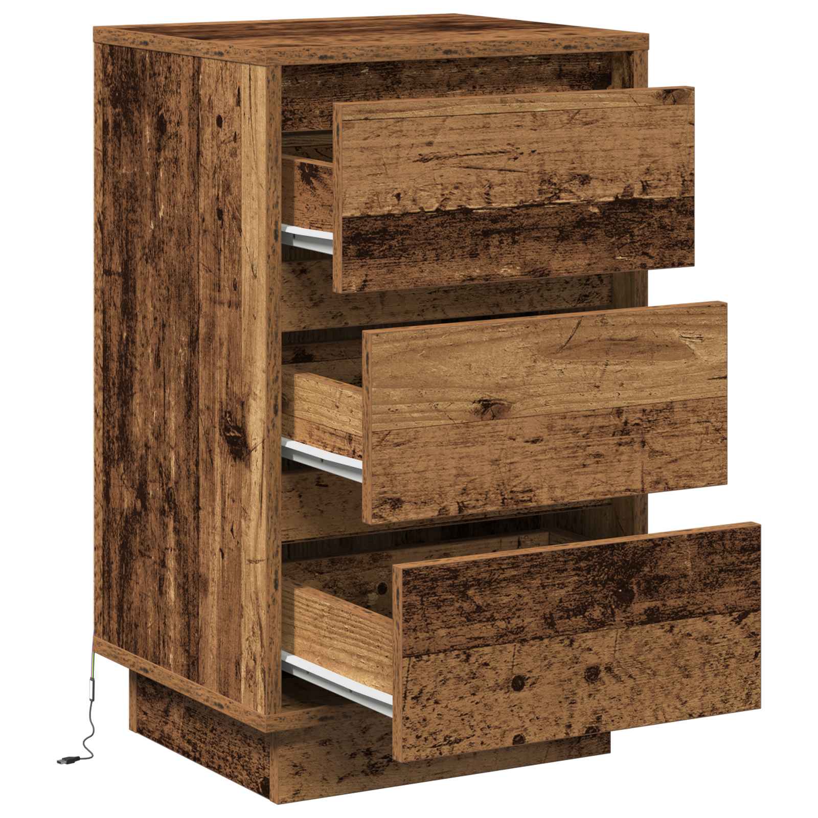 Noćni ormar Staro drvo 39 x 34,5 x 65 cm Konstruirano drvo