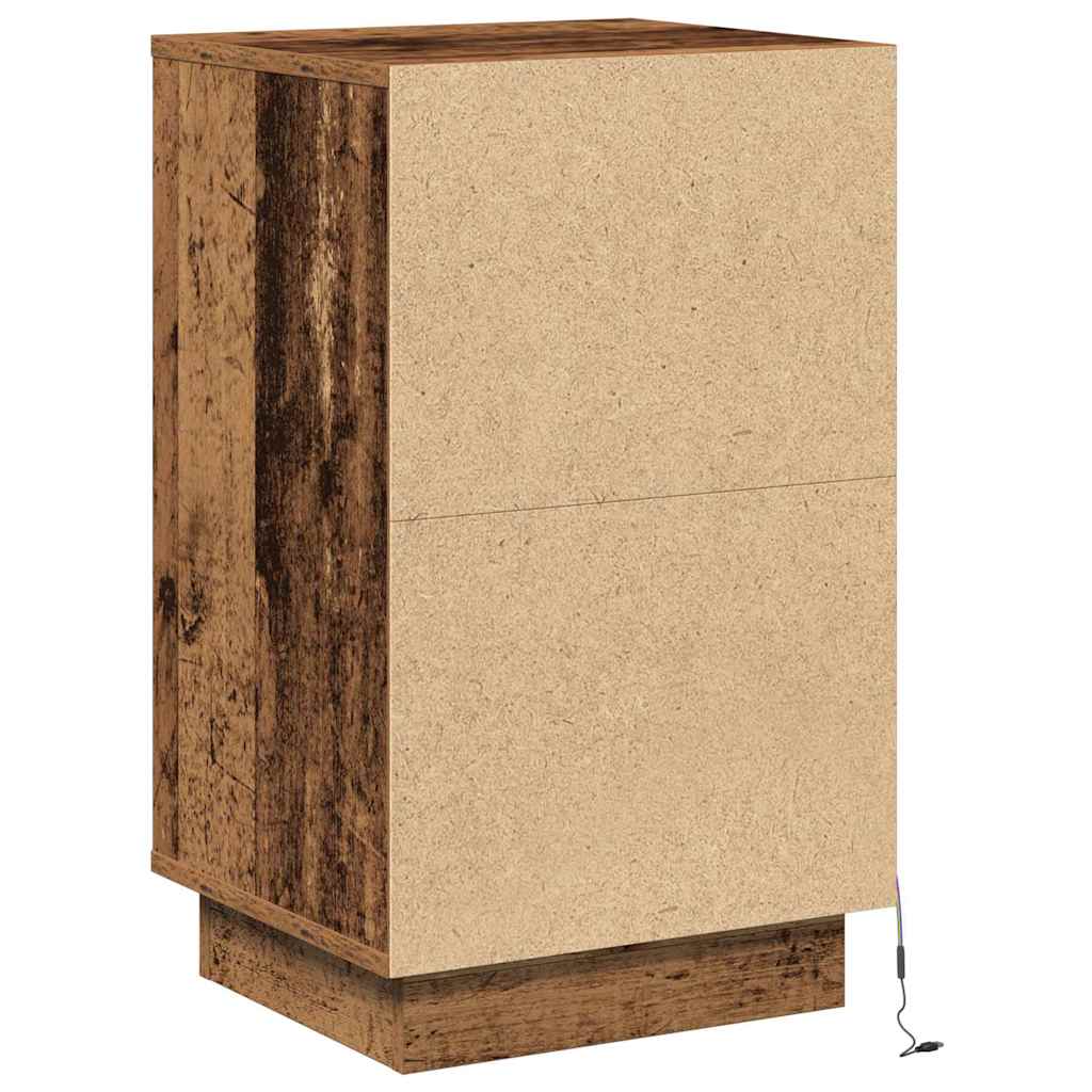 Noćni ormar Staro drvo 39 x 34,5 x 65 cm Konstruirano drvo