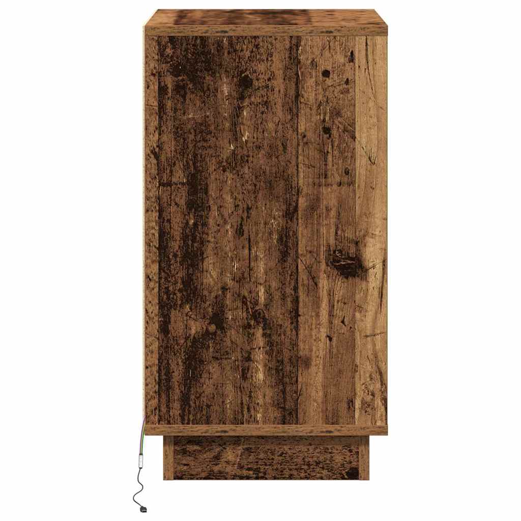 Noćni ormar Staro drvo 39 x 34,5 x 65 cm Konstruirano drvo