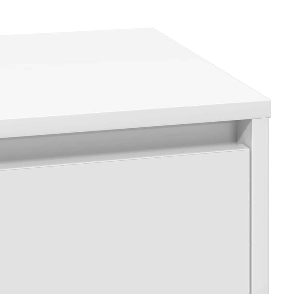 Noćni ormar Bijelo 71 x 34,5 x 75 cm Konstruirano drvo