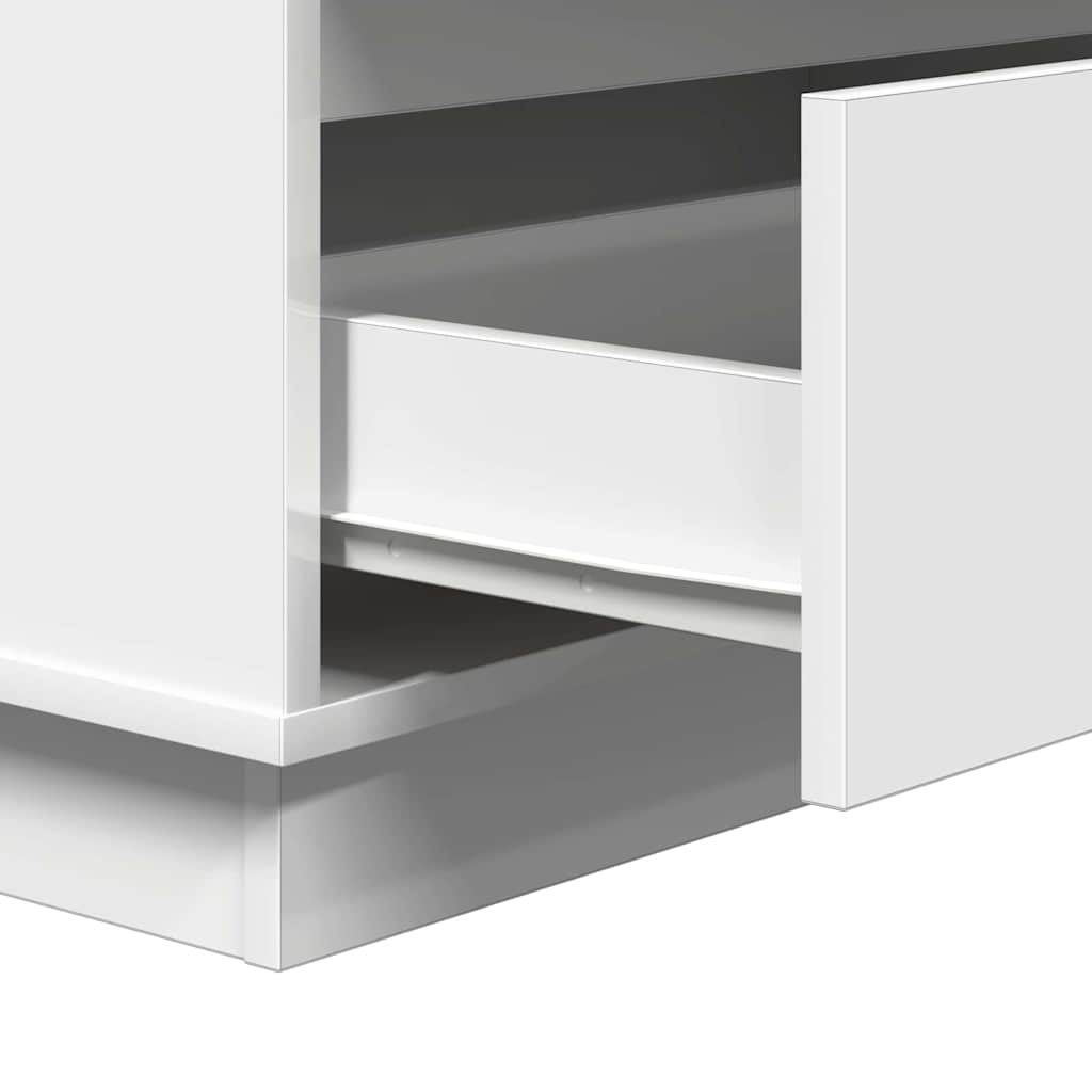 Noćni ormar Bijelo 71 x 34,5 x 75 cm Konstruirano drvo