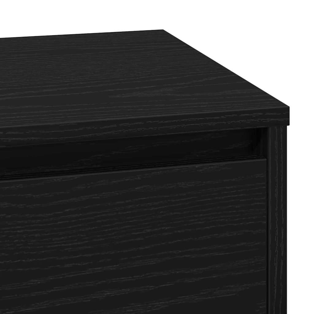 Noćni ormar Crni hrast 71 x 34,5 x 75 cm Konstruirano drvo