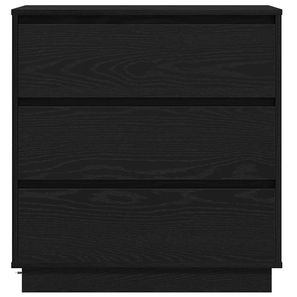 Noćni ormar Crni hrast 71 x 34,5 x 75 cm Konstruirano drvo
