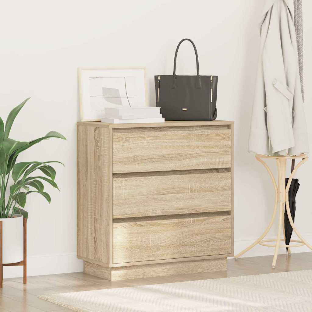 Noćni ormar Sonoma hrast 71 x 34,5 x 75 cm Konstruirano drvo