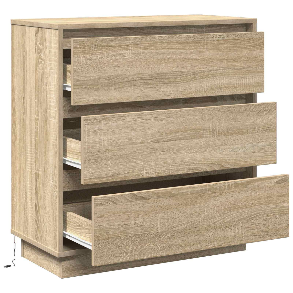 Noćni ormar Sonoma hrast 71 x 34,5 x 75 cm Konstruirano drvo