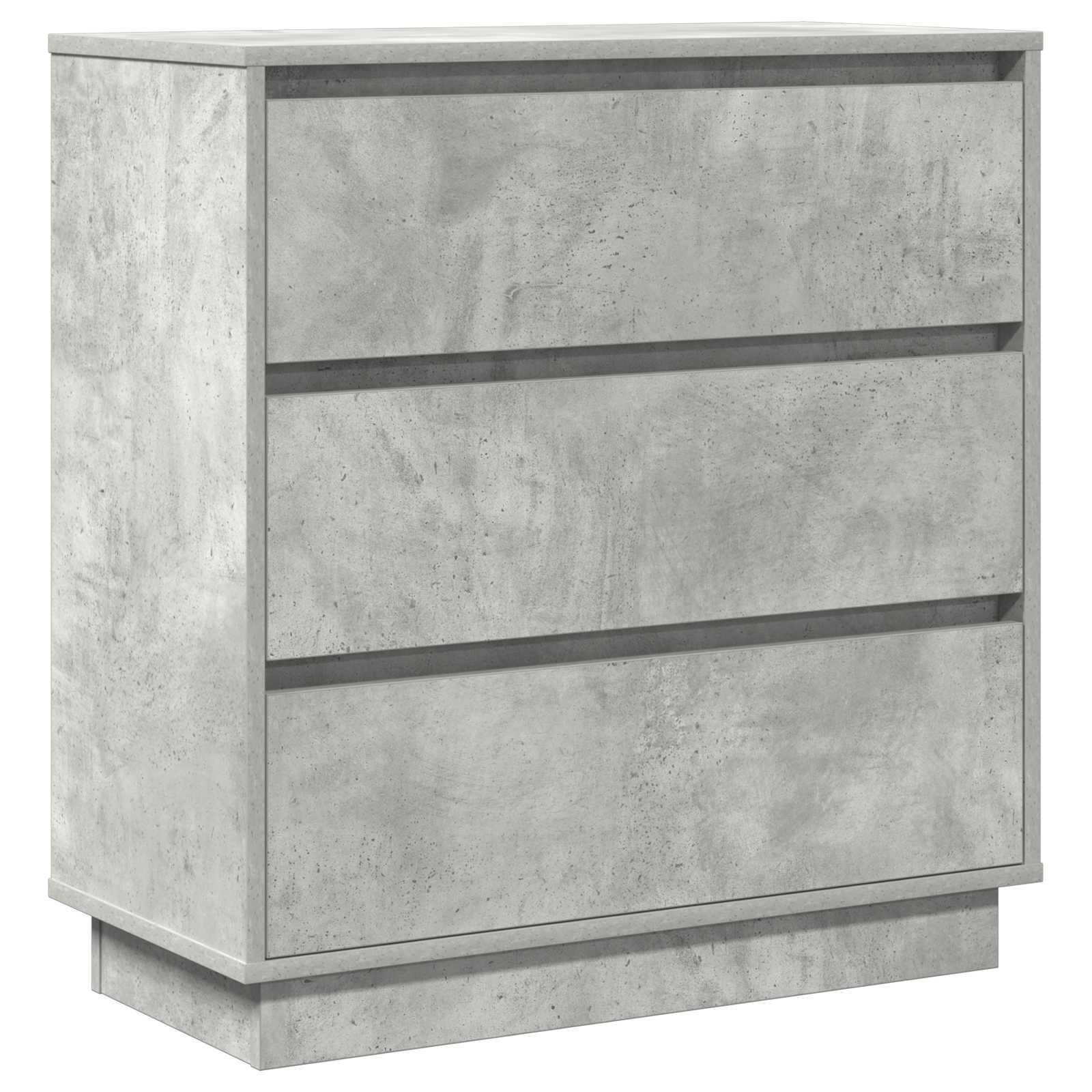 Noćni ormar Betonski sivi 71 x 34,5 x 75 cm Konstruirano drvo