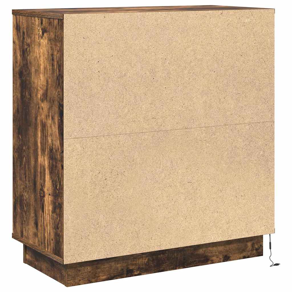 Noćni ormar Dimljeni hrast 71 x 34,5 x 75 cm Konstruirano drvo
