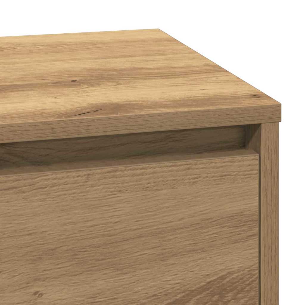 Noćni ormar s ladicama Umjetnički hrast 71 x 34,5 x 75 cm