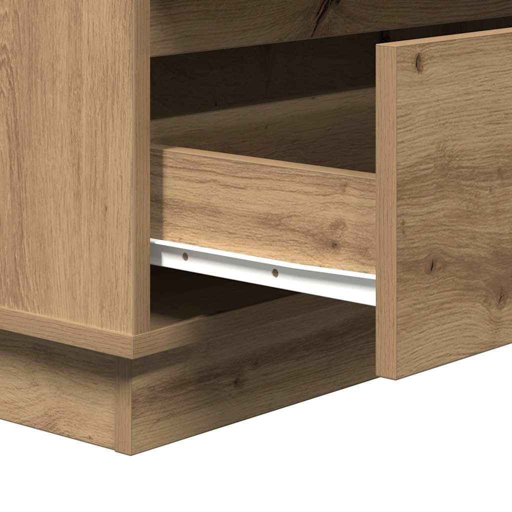 Noćni ormar s ladicama Umjetnički hrast 71 x 34,5 x 75 cm