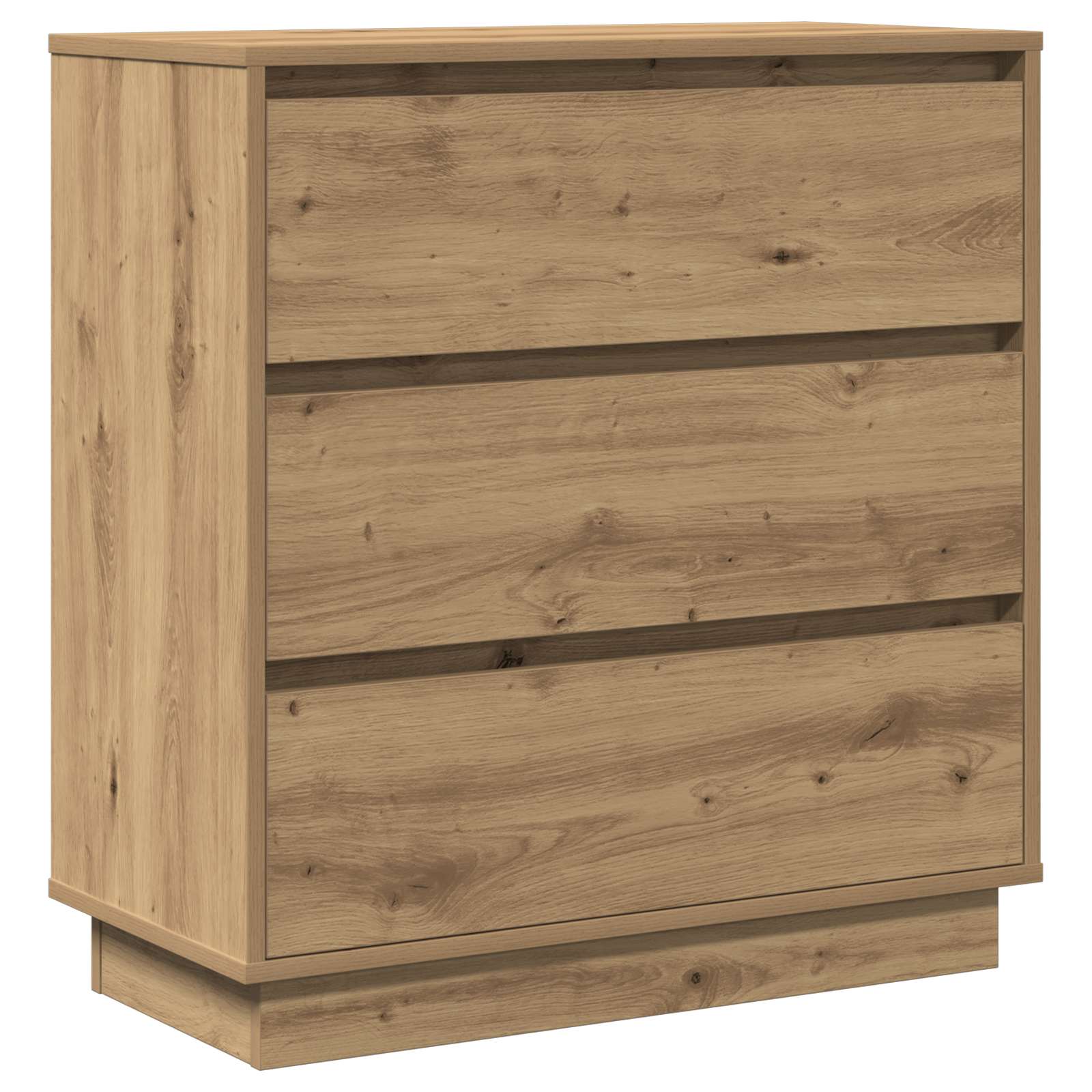 Noćni ormar s ladicama Umjetnički hrast 71 x 34,5 x 75 cm