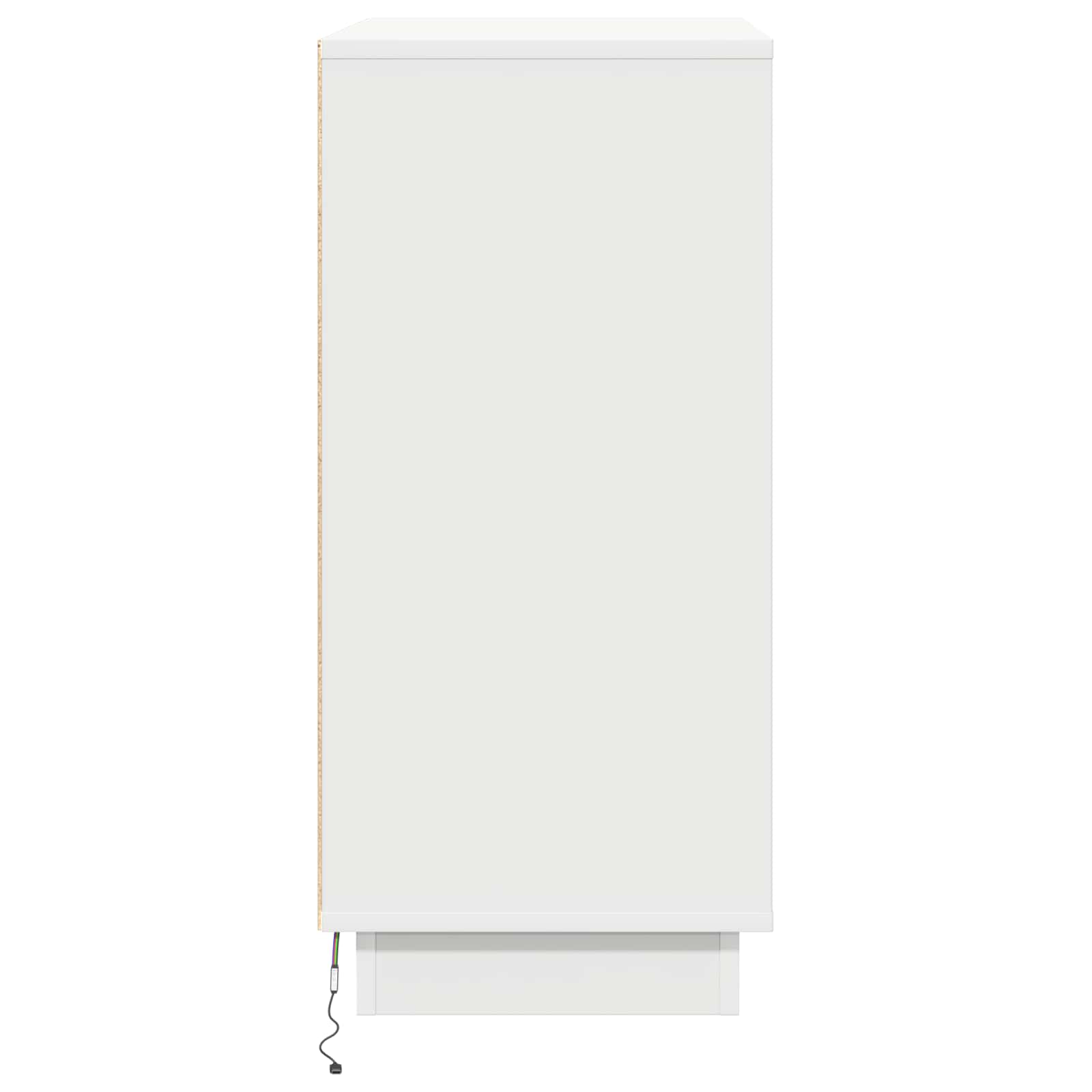 LED komoda za Bijela 71 x 34,5 x 75 cm Konstruirano drvo