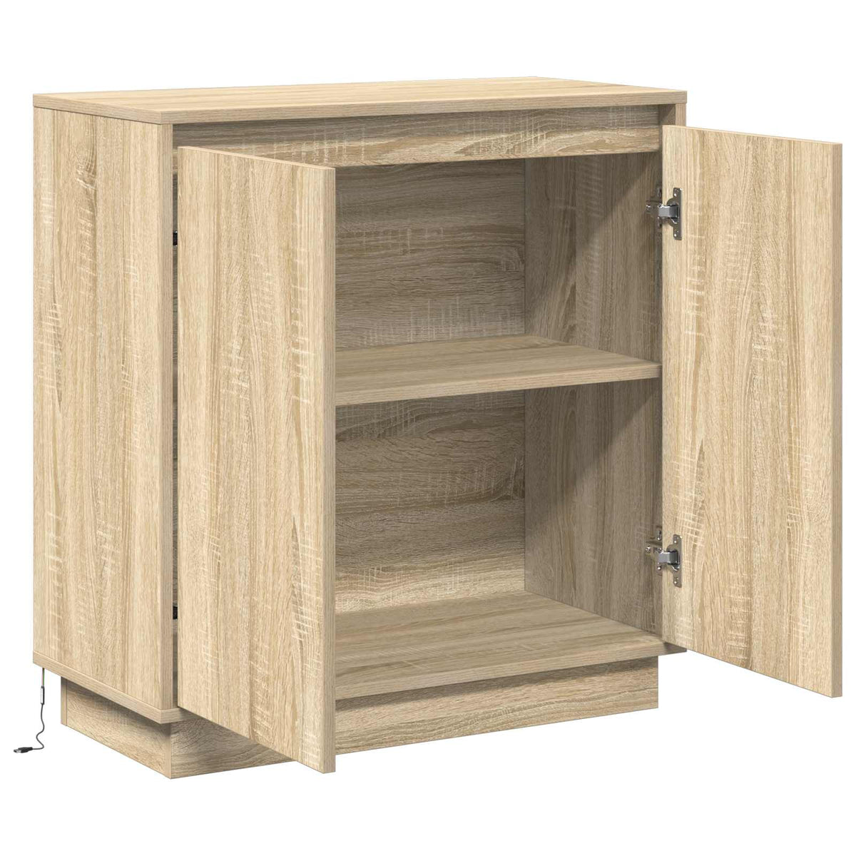 LED komoda za Hrast sonoma 71 x 34,5 x 75 cm Konstruirano drvo
