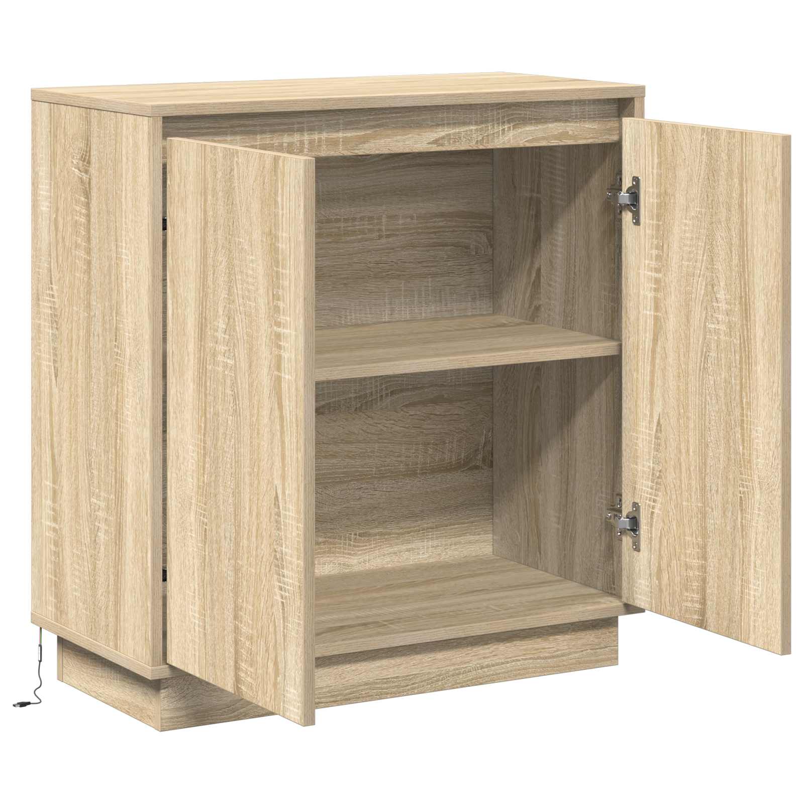 LED komoda za Hrast sonoma 71 x 34,5 x 75 cm Konstruirano drvo
