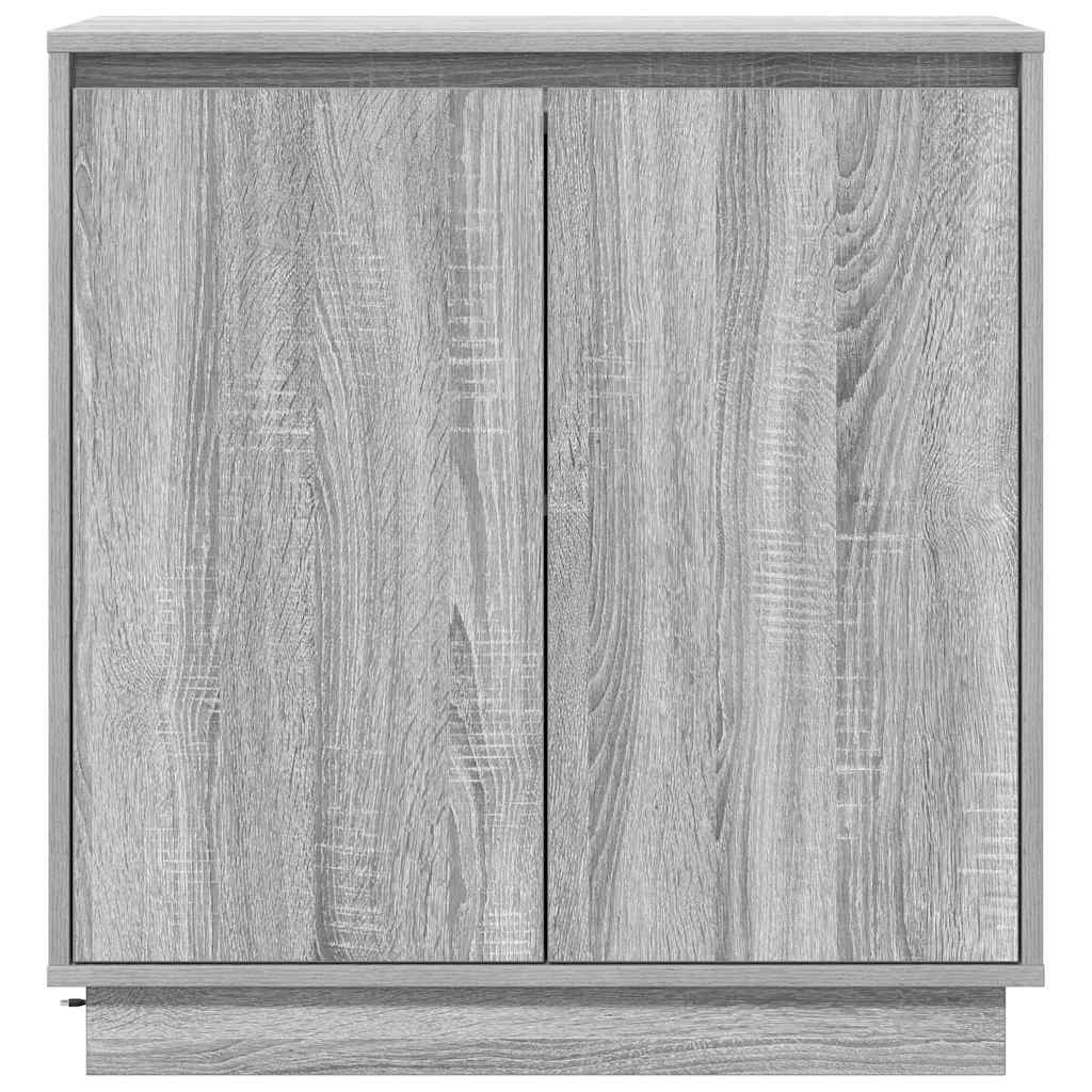 LED komoda za Siva sonoma 71 x 34,5 x 75 cm Konstruirano drvo
