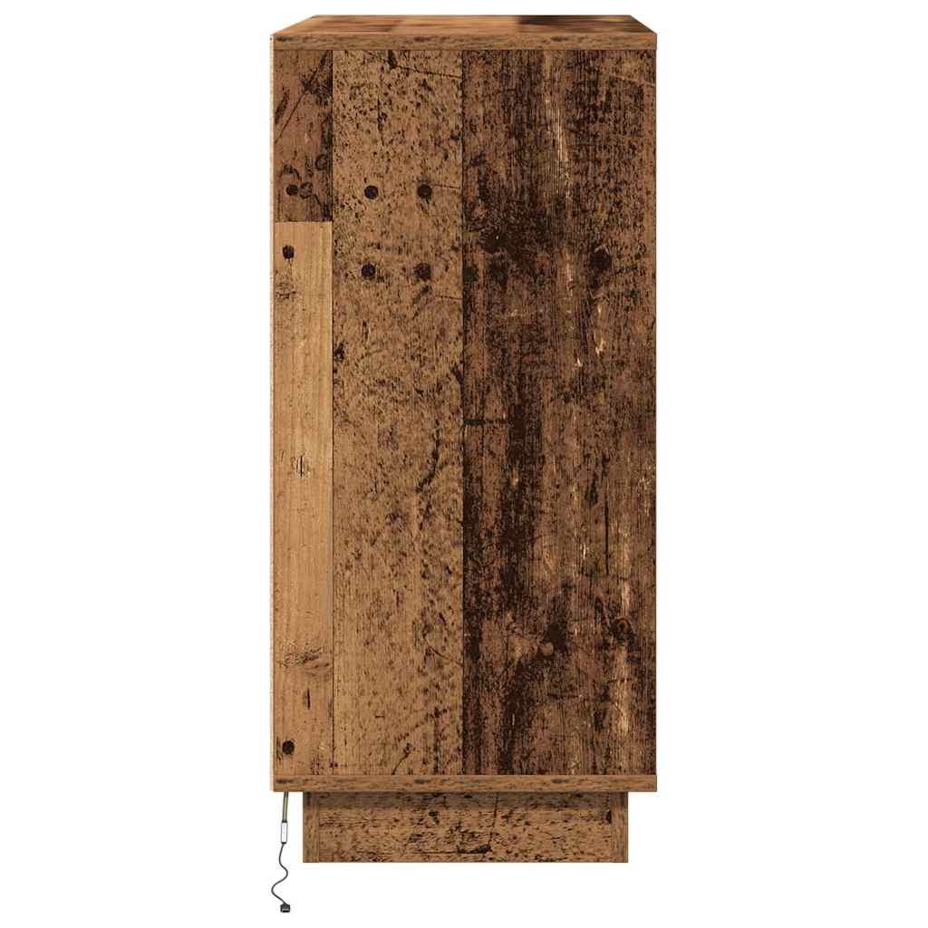 LED komoda za Staro drvo 71 x 34,5 x 75 cm Konstruirano drvo