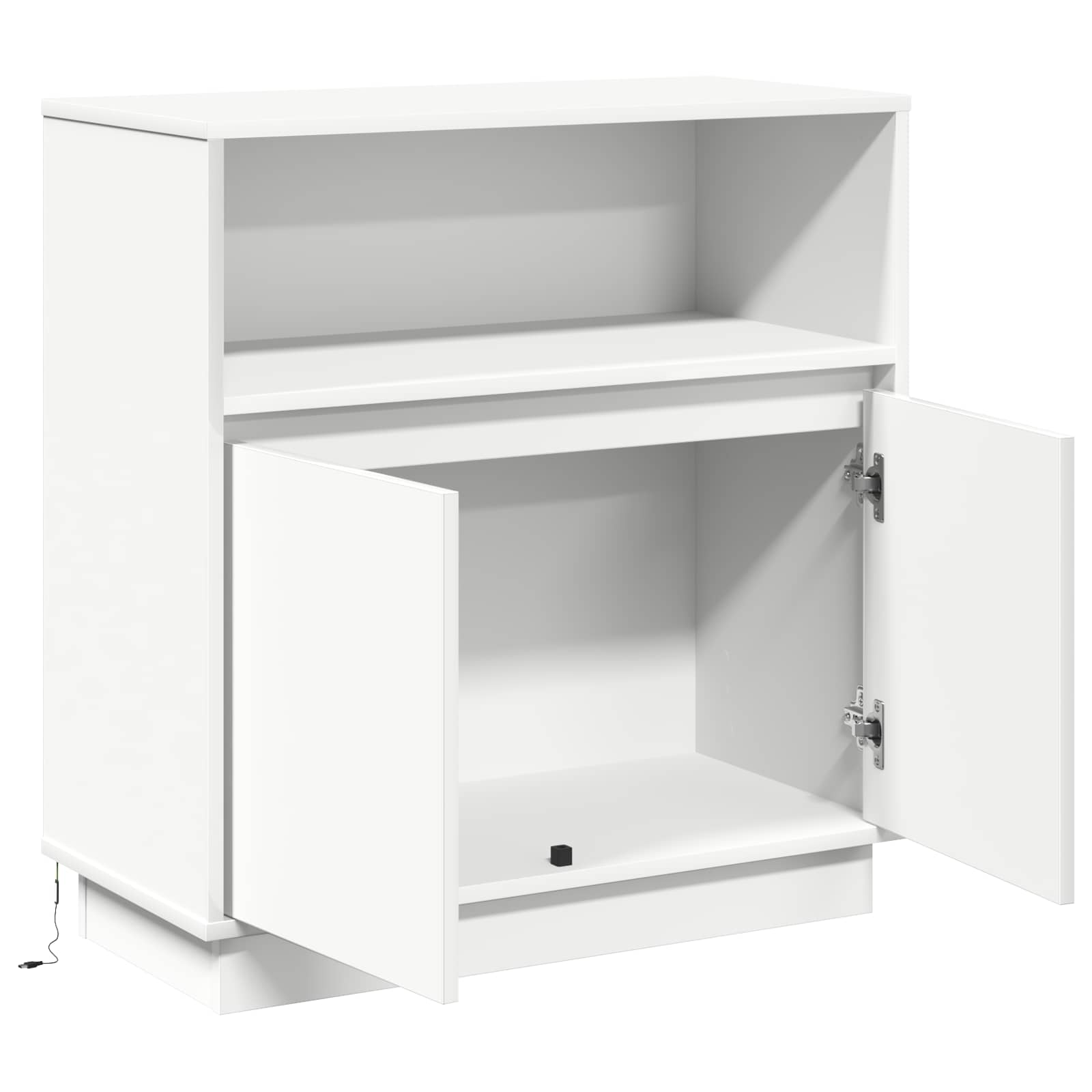 LED komoda Bijelo 71 x 34,5 x 75 cm Konstruirano drvo