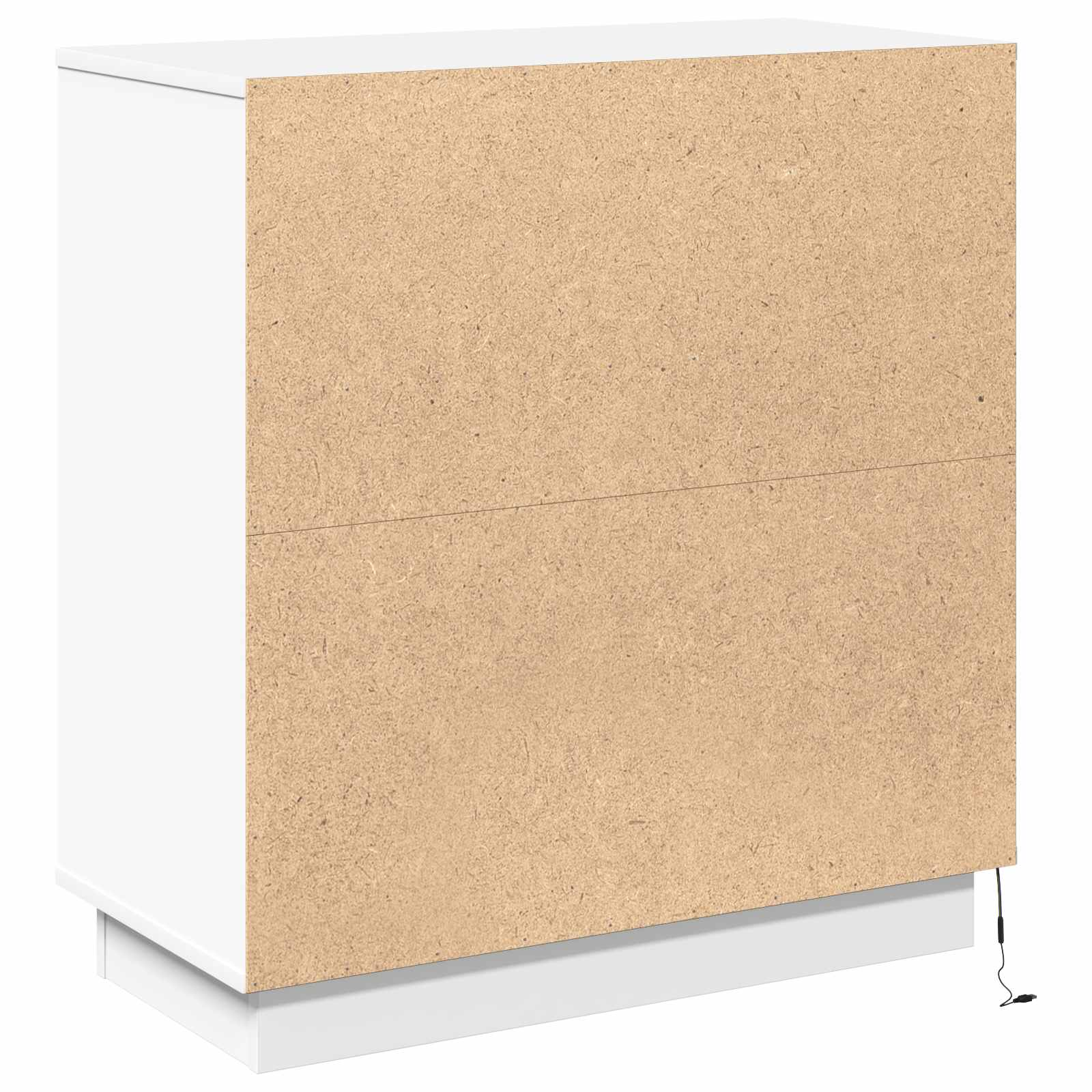LED komoda Bijelo 71 x 34,5 x 75 cm Konstruirano drvo