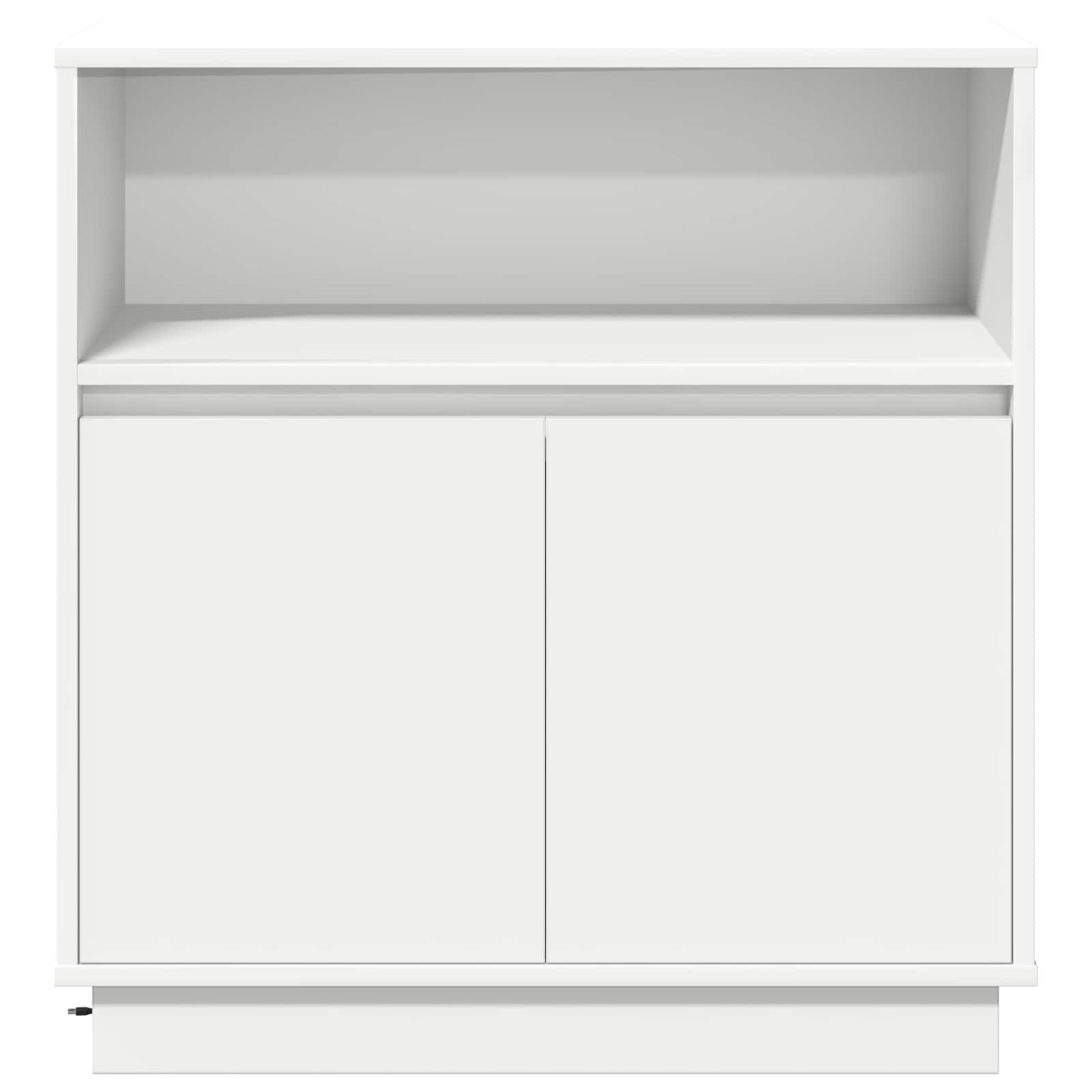 LED komoda Bijelo 71 x 34,5 x 75 cm Konstruirano drvo