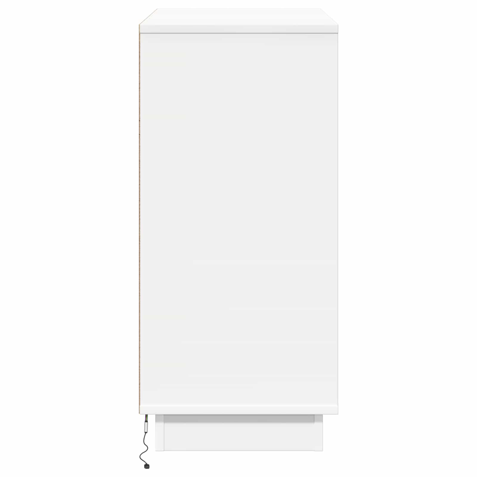 LED komoda Bijelo 71 x 34,5 x 75 cm Konstruirano drvo