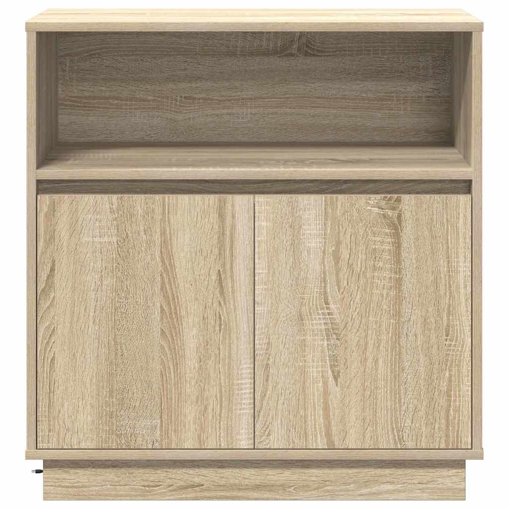 LED komoda Sonoma hrast 71 x 34,5 x 75 cm Konstruirano drvo