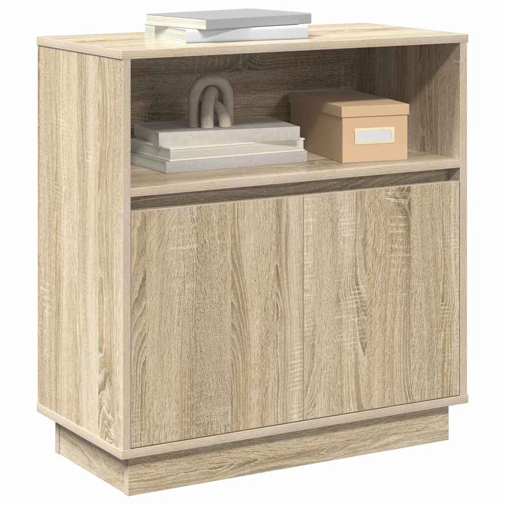 LED komoda Sonoma hrast 71 x 34,5 x 75 cm Konstruirano drvo