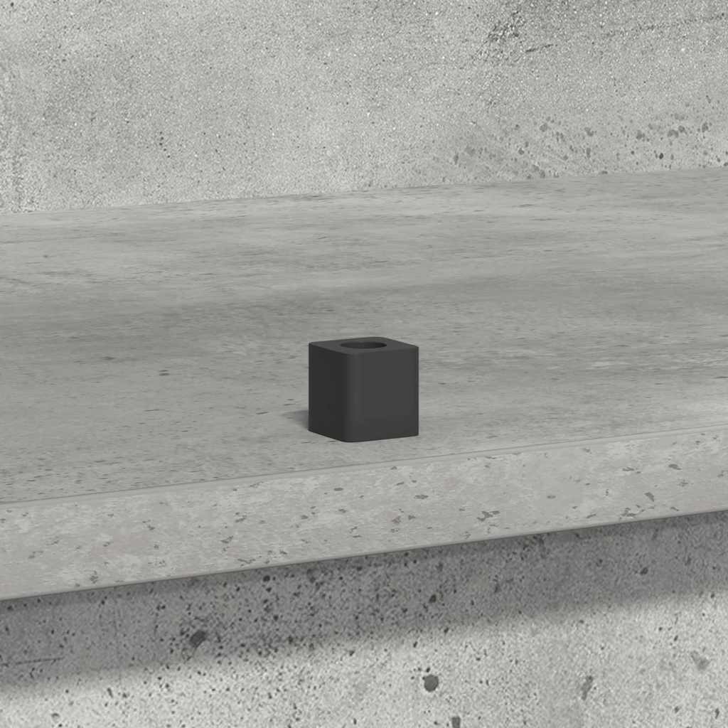 LED komoda Beton siva 71 x 34,5 x 75 cm Konstruirano drvo
