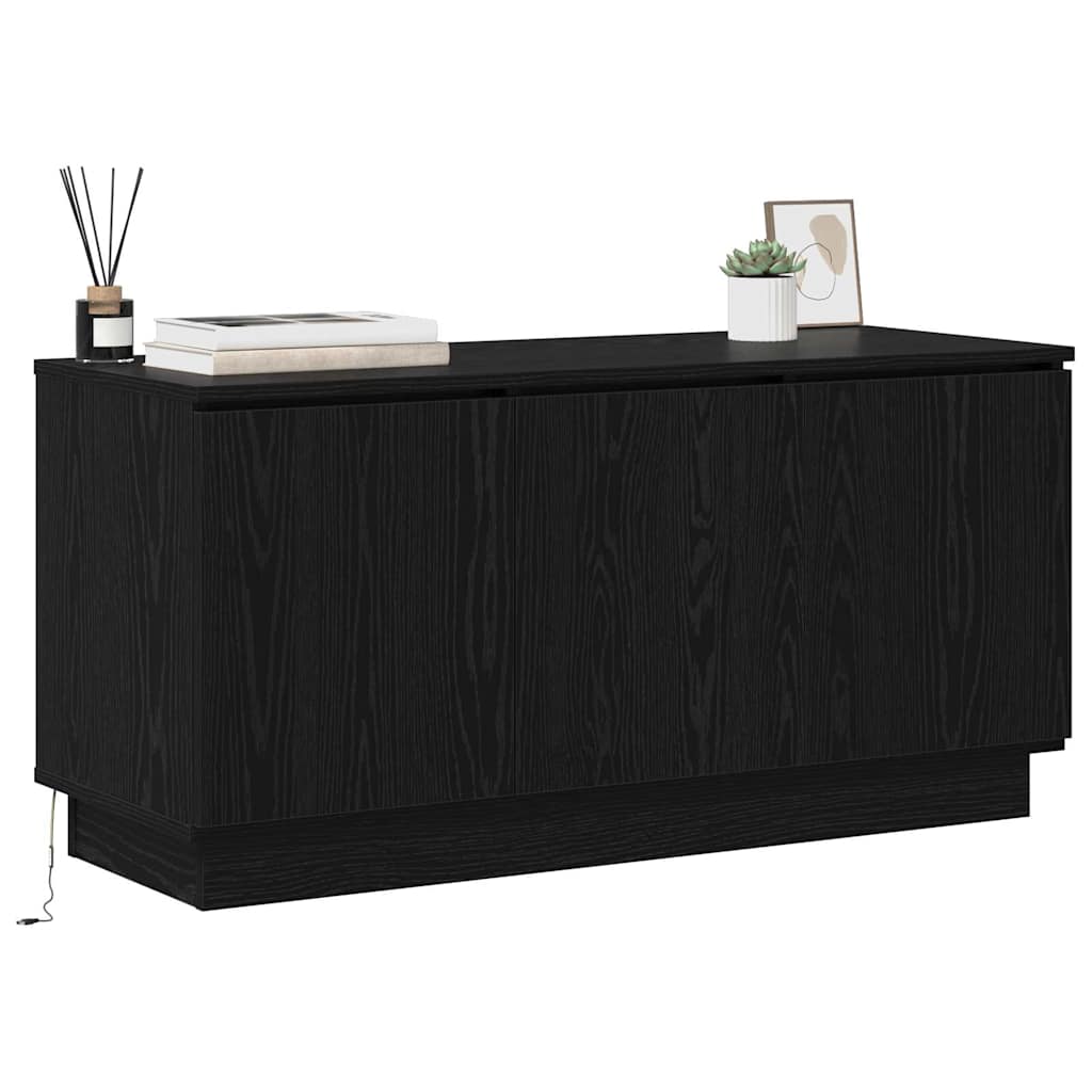 TV ormar Crni hrast 100 x 38 x 49 cm Konstruirano drvo