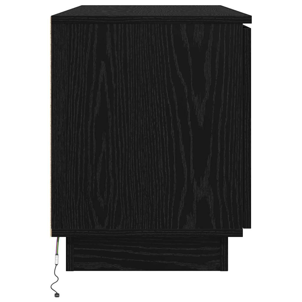 TV ormar Crni hrast 100 x 38 x 49 cm Konstruirano drvo