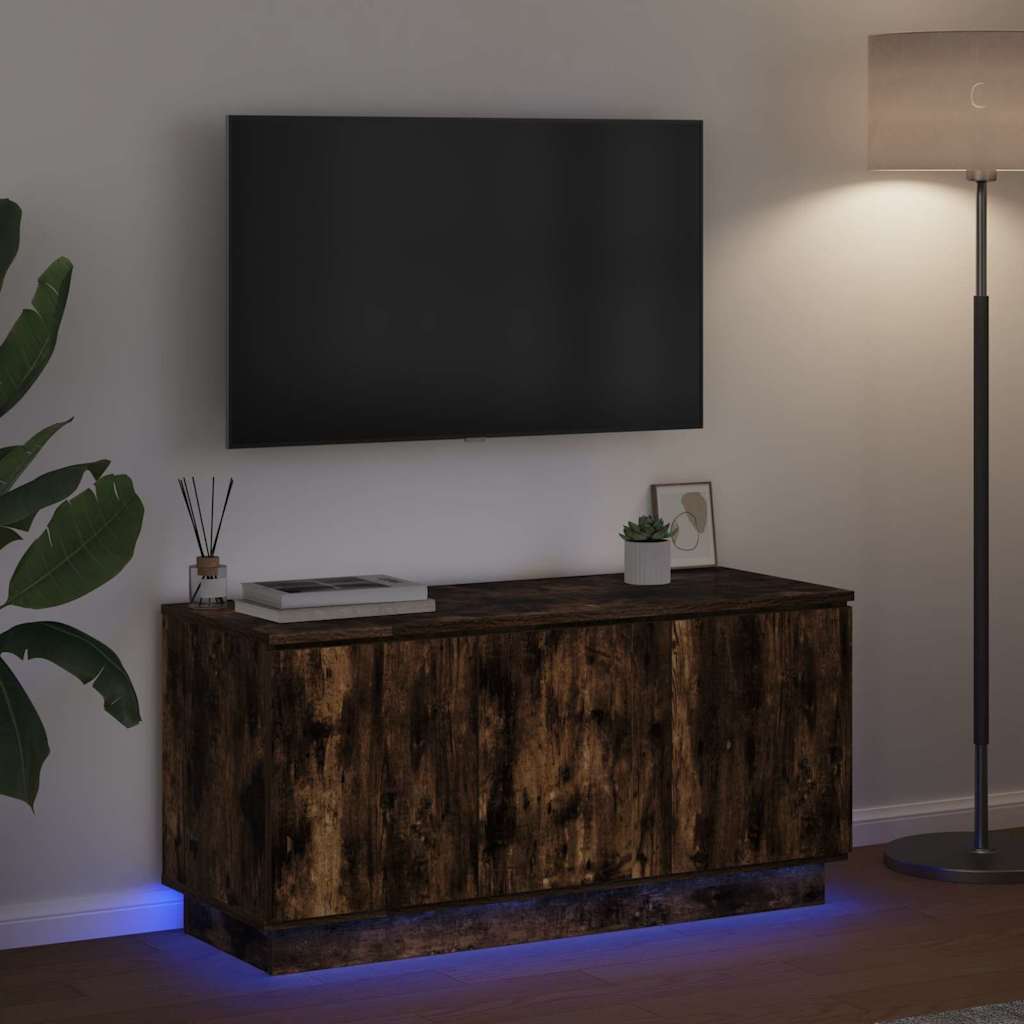 TV ormar Dimljeni hrast 100 x 38 x 49 cm Konstruirano drvo