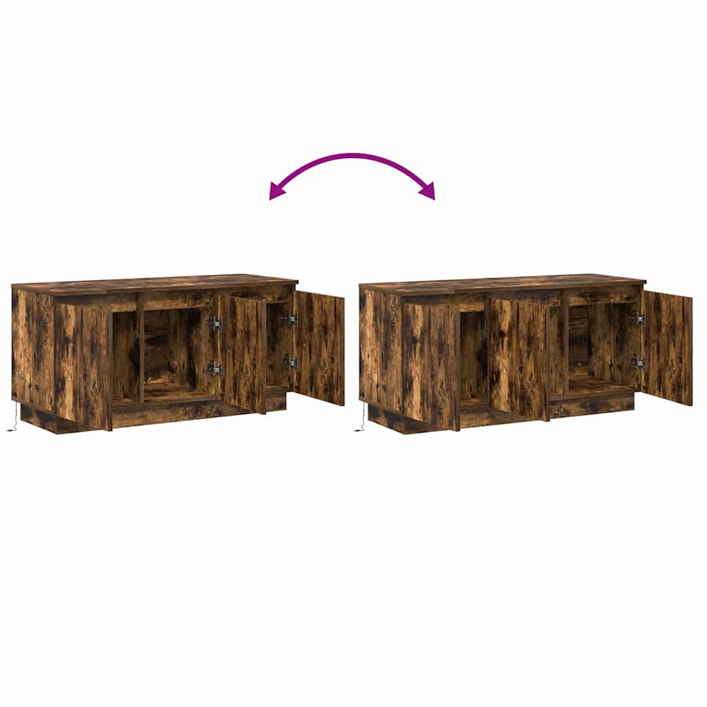 TV ormar Dimljeni hrast 100 x 38 x 49 cm Konstruirano drvo
