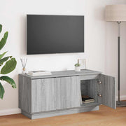 TV ormar Siva Sonoma 100 x 38 x 49 cm Konstruirano drvo