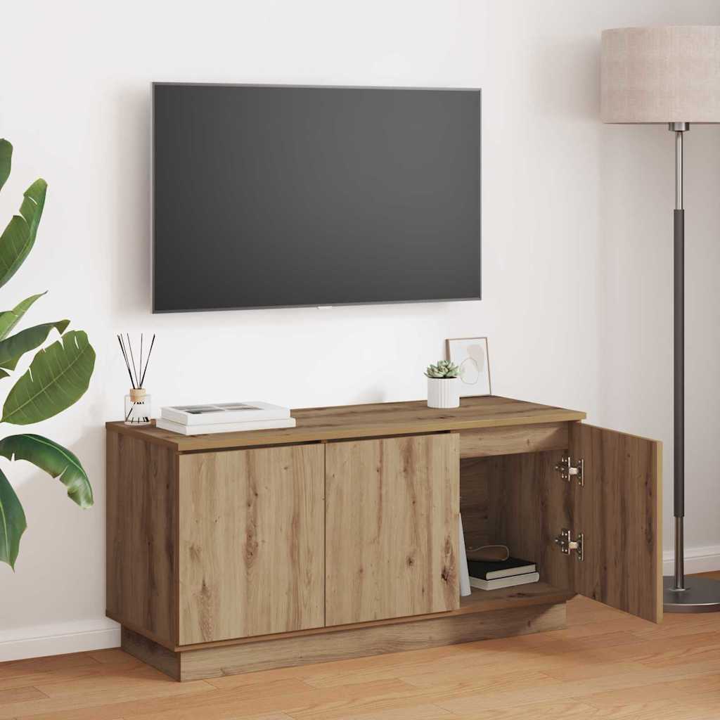TV ormar Umjetnički hrast 100 x 38 x 49 cm Konstruirano drvo