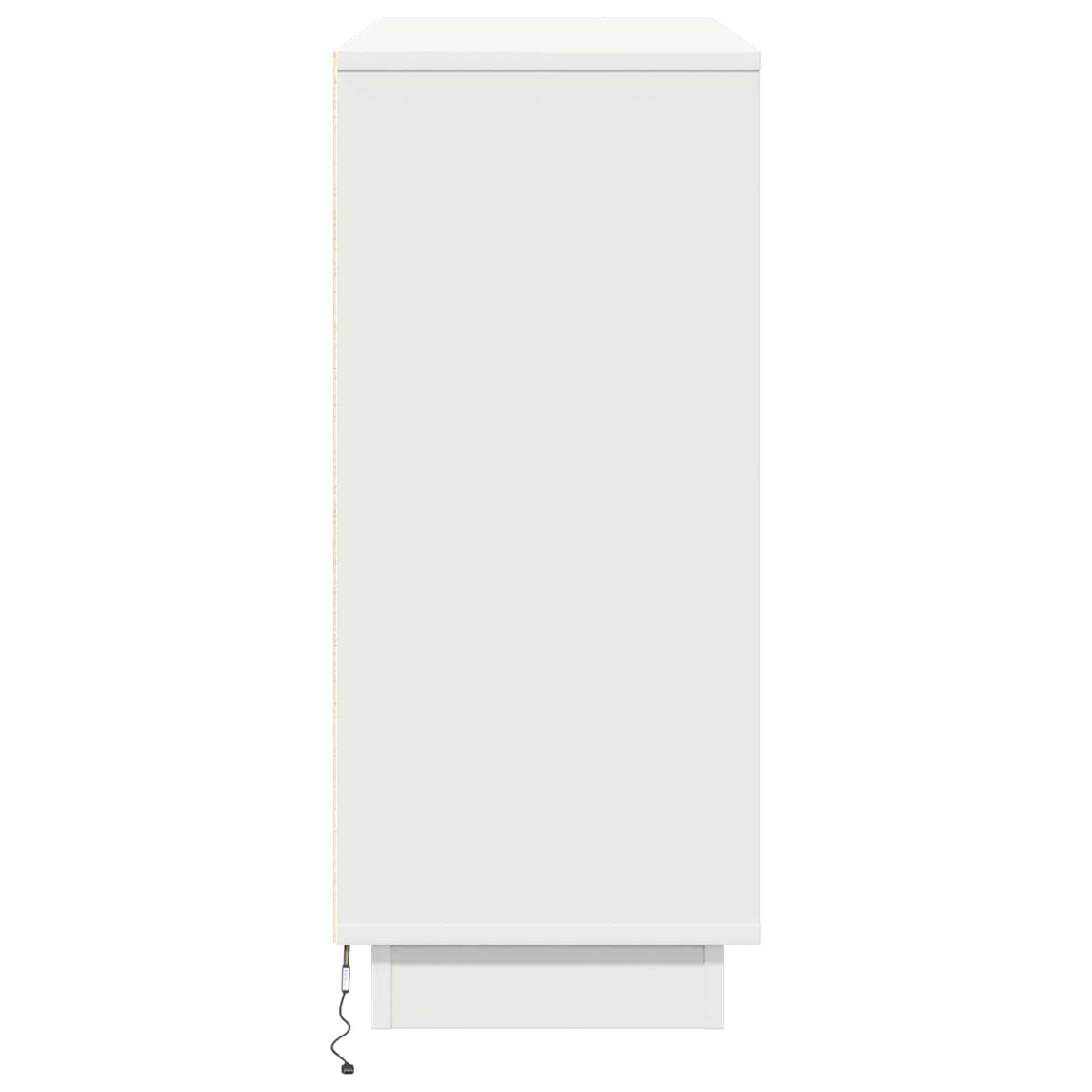LED komoda Bijelo 90 x 32 x 75 cm Konstruirano drvo