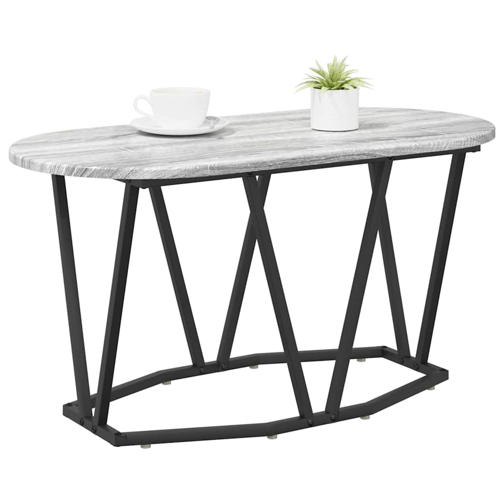 Kava Stol Siva 80 x 40 x 40.5 cm Projektirano drvo i metal