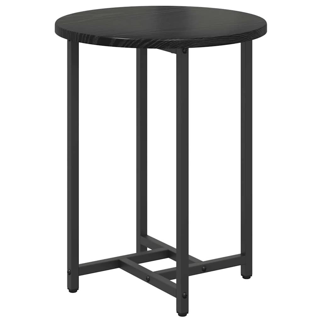 Set pomoćnih stolića 2 pcs Crni hrast