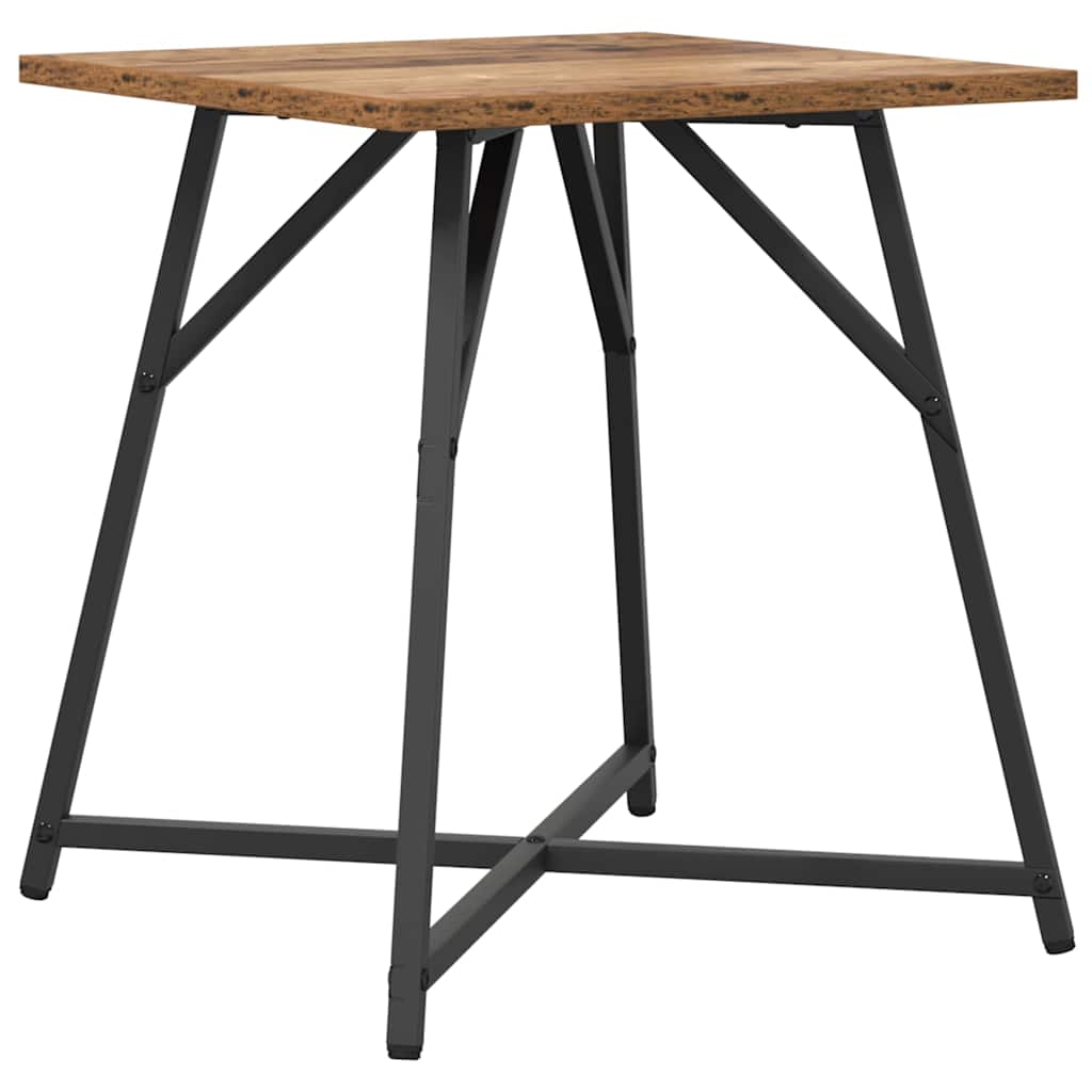 Set pomoćnih stolića 2 pcs Stari drvo i crna