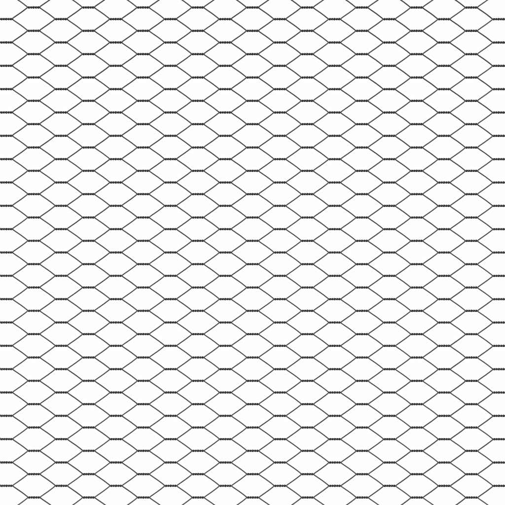 Sukladni osnovni dodatak za hexagonalnu ogradu 25 x 0,5 m Siva