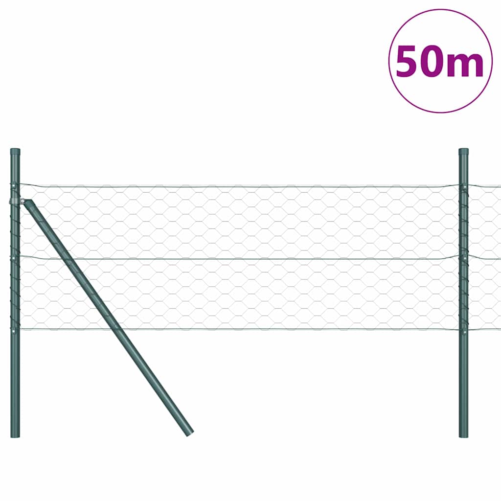 Temeljna zavarena žičana ograda 50 x 0,5 m (Š x V)