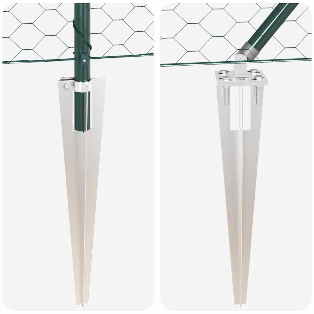 Heksagonalna ograda s stubom 10 x 1,2 m Čelik premazan PVC-om
