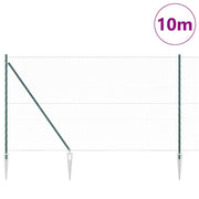 Heksagonalna ograda s stubom 10 x 1,6 m Čelik premazan PVC-om