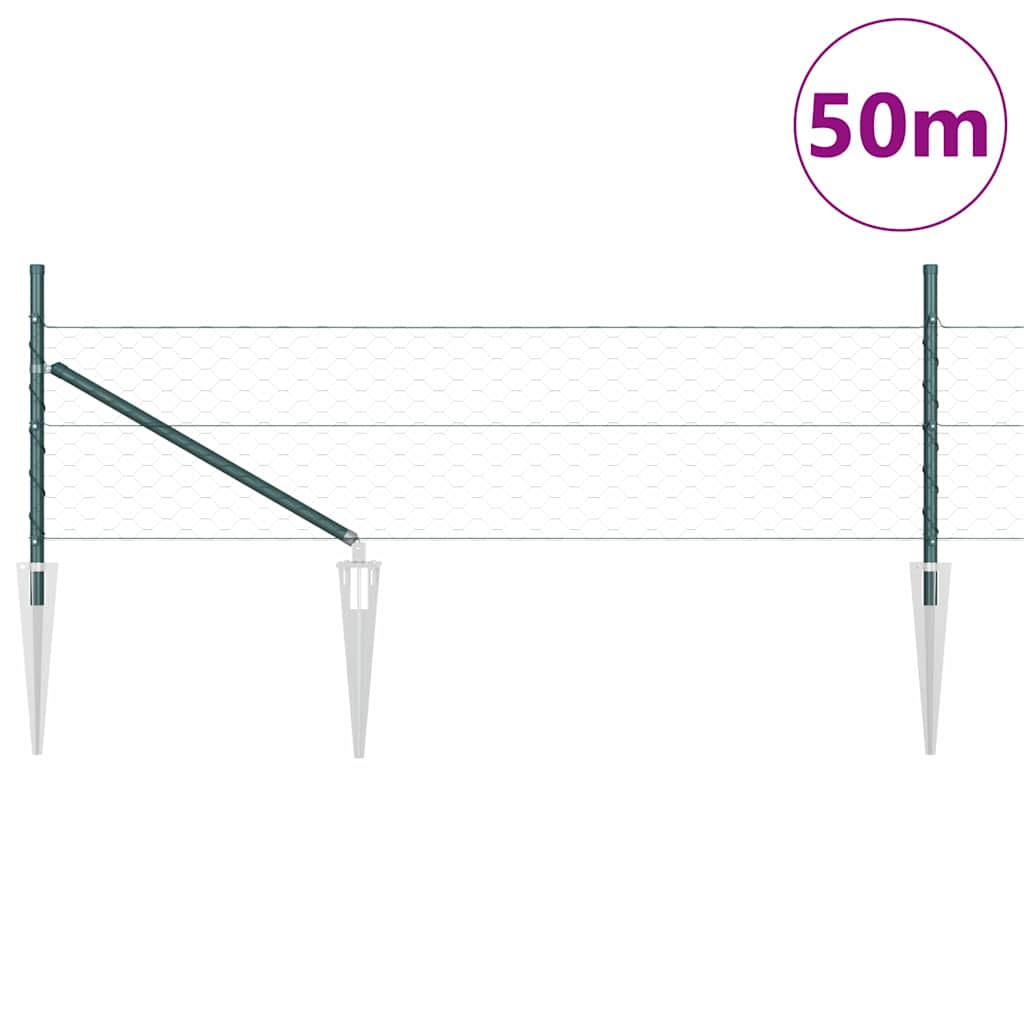 Zavareno žičano ograđivanje s bodljama 50 x 0,5 m (Š x V)