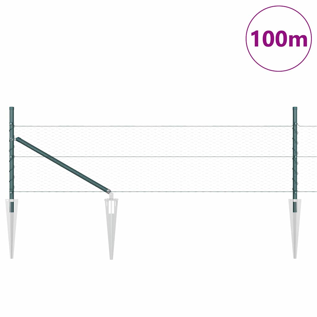 Zavareno žičano ograđivanje s bodljama 100 x 0,4 m (Š x V)