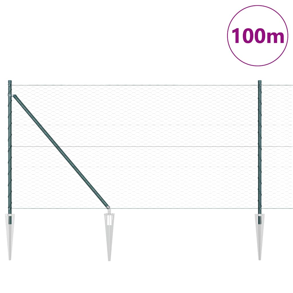 Zavareno žičano ograđivanje s bodljama 100 x 1 m (Š x V)