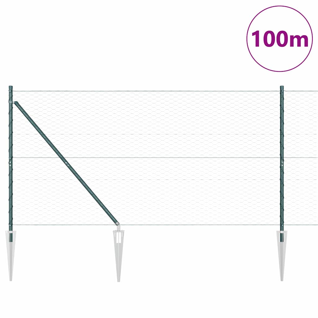 Zavareno žičano ograđivanje s bodljama 100 x 1,4 m (Š x V)